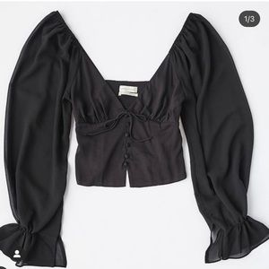 Urban Outfitters Black Blouse